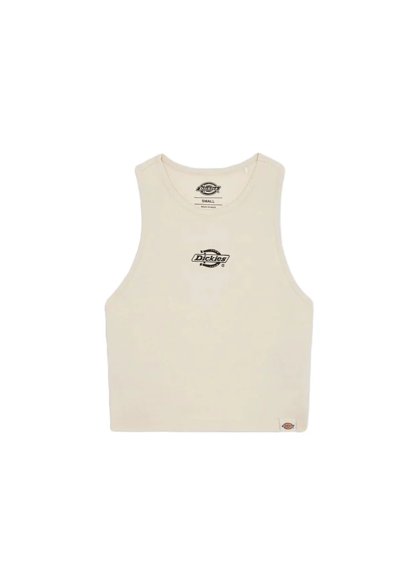 Dickies Canotta corta da donna Powers panna