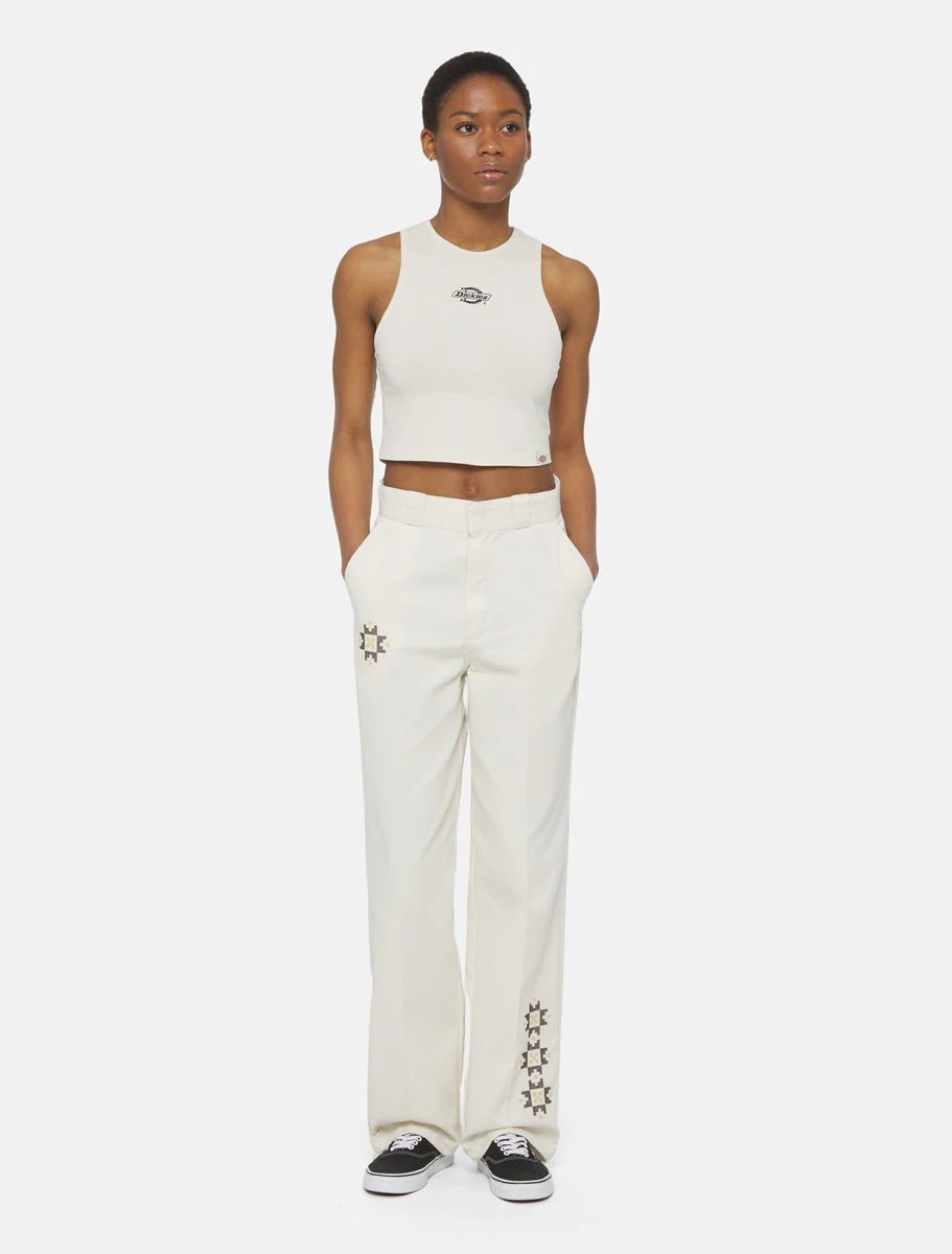 Dickies Canotta corta da donna Powers panna - Image 5