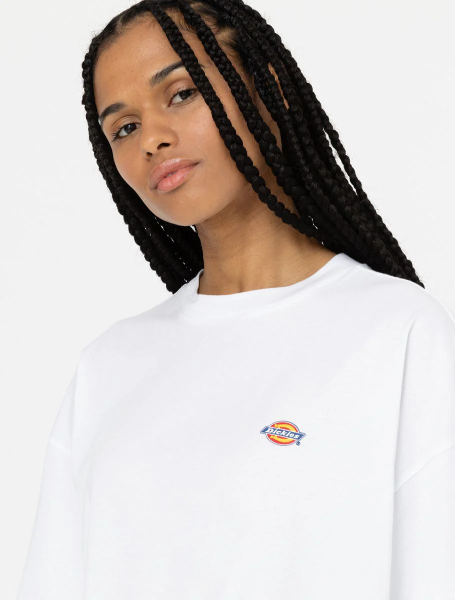 Dickies Abito a T-Shirt Donna Mapleton Bianca - Image 2