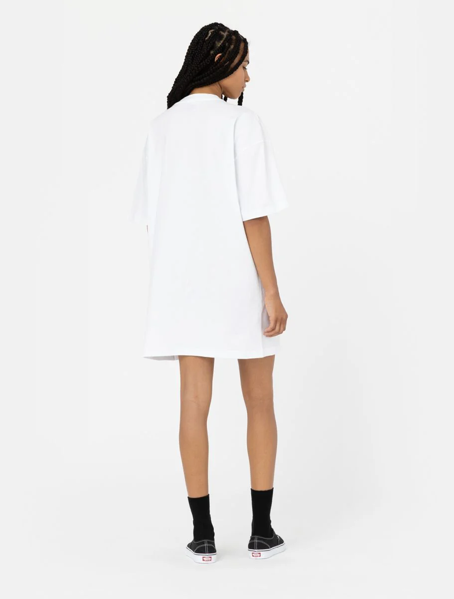 Dickies Abito a T-Shirt Donna Mapleton Bianca - Image 3