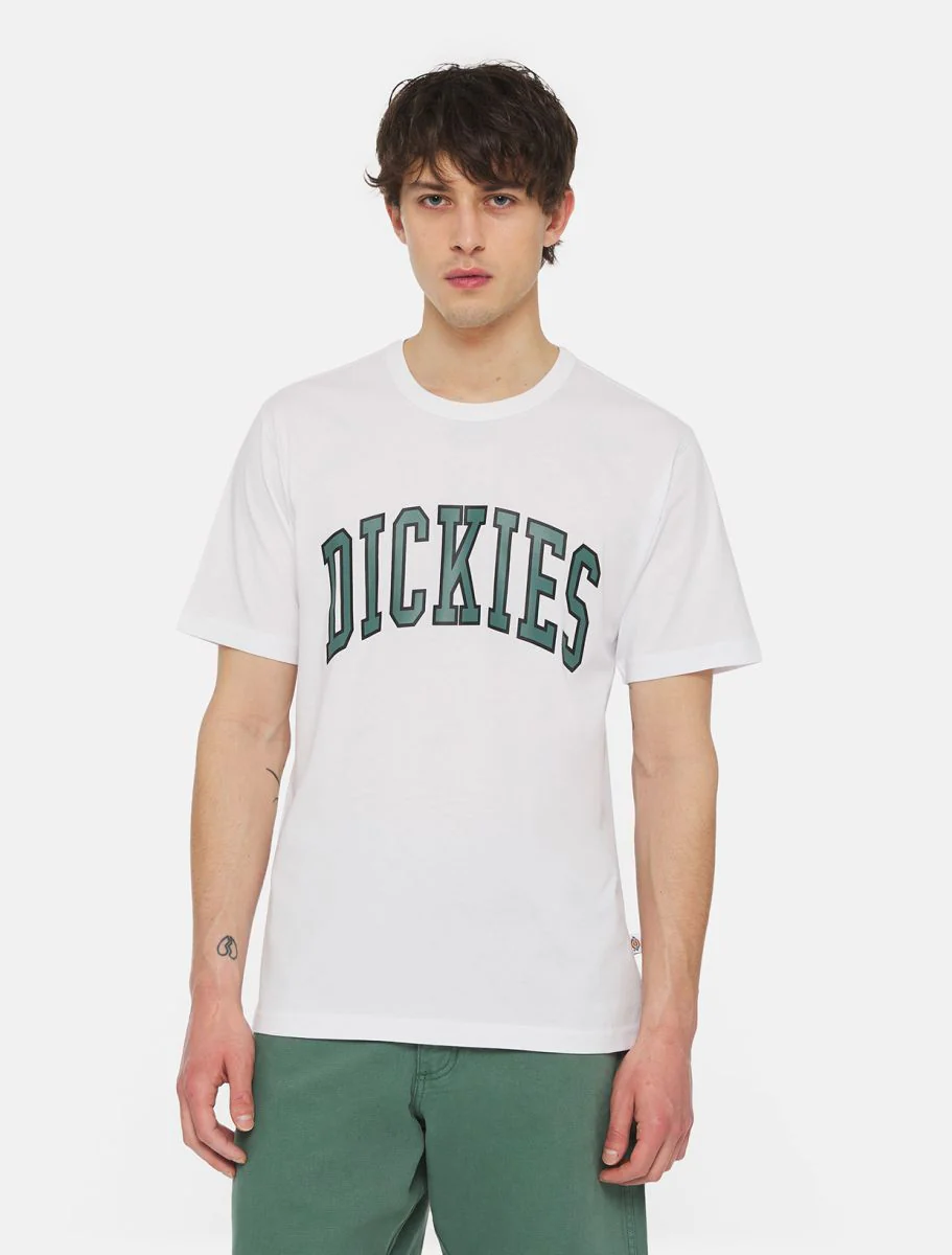 Dickies T-Shirt da Uomo manica corta Aitkin Bianca - Image 2