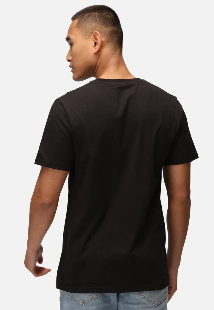 ReCovered T-Shirt da uomo manica corta Disney Mickey Mouse nera - Image 3