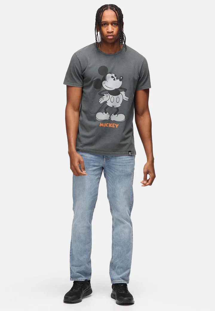 ReCovered T-Shirt da uomo manica corta Mickey Mouse Vintage - Image 2