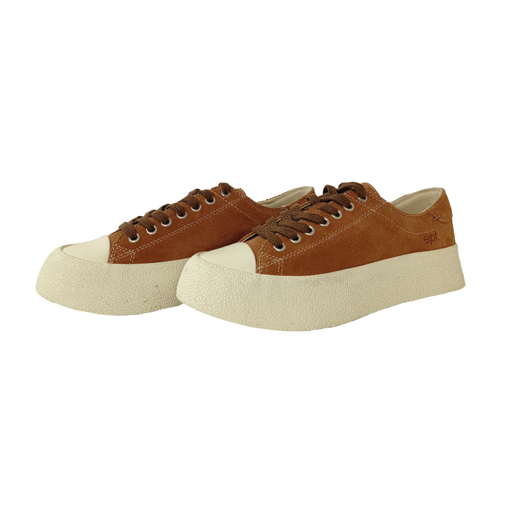 East Pacific Trade Sneaker unisex in camoscio Dive marrone - Image 2