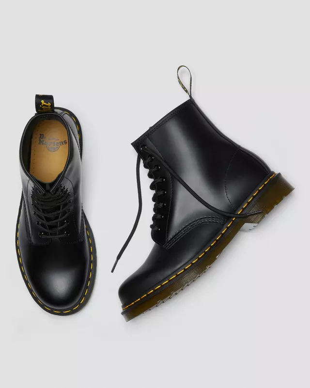 Dr.Martens Anfibi in pelle Smooth unisex 1460 neri - Image 3
