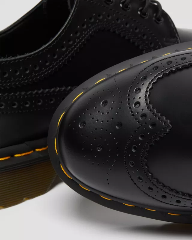 Dr Martens Scarpe unisex Brogue in pelle 3989 nera - Image 2