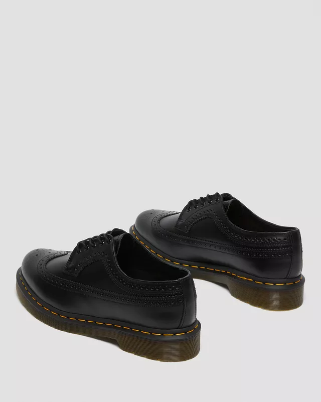Dr Martens Scarpe unisex Brogue in pelle 3989 nera - Image 3