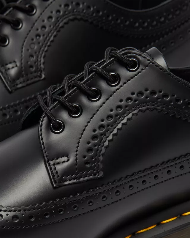 Dr Martens Scarpe unisex Brogue in pelle 3989 nera - Image 6