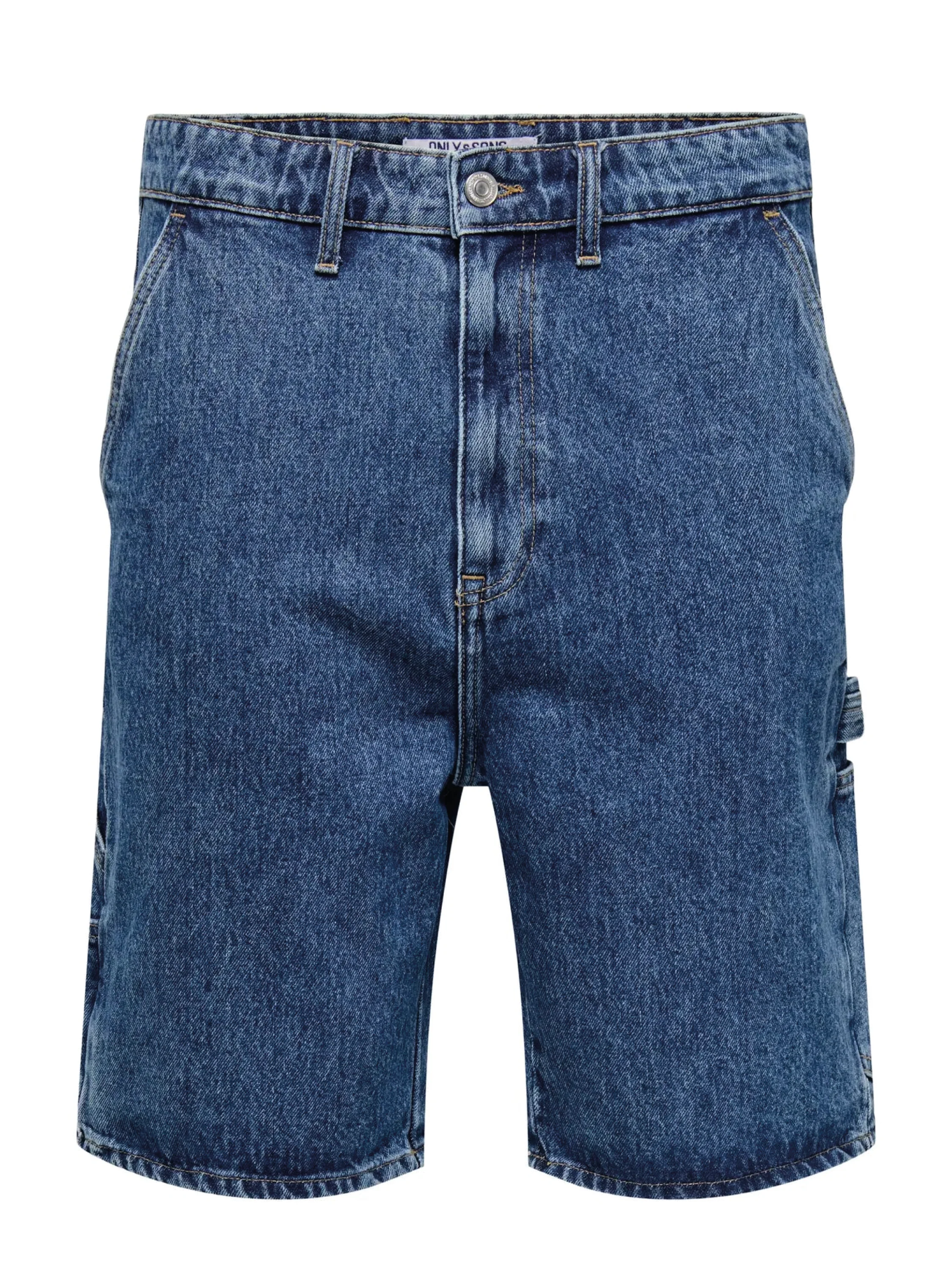 Only & Sons Pantaloncino in jeans da uomo Edge Carpenter