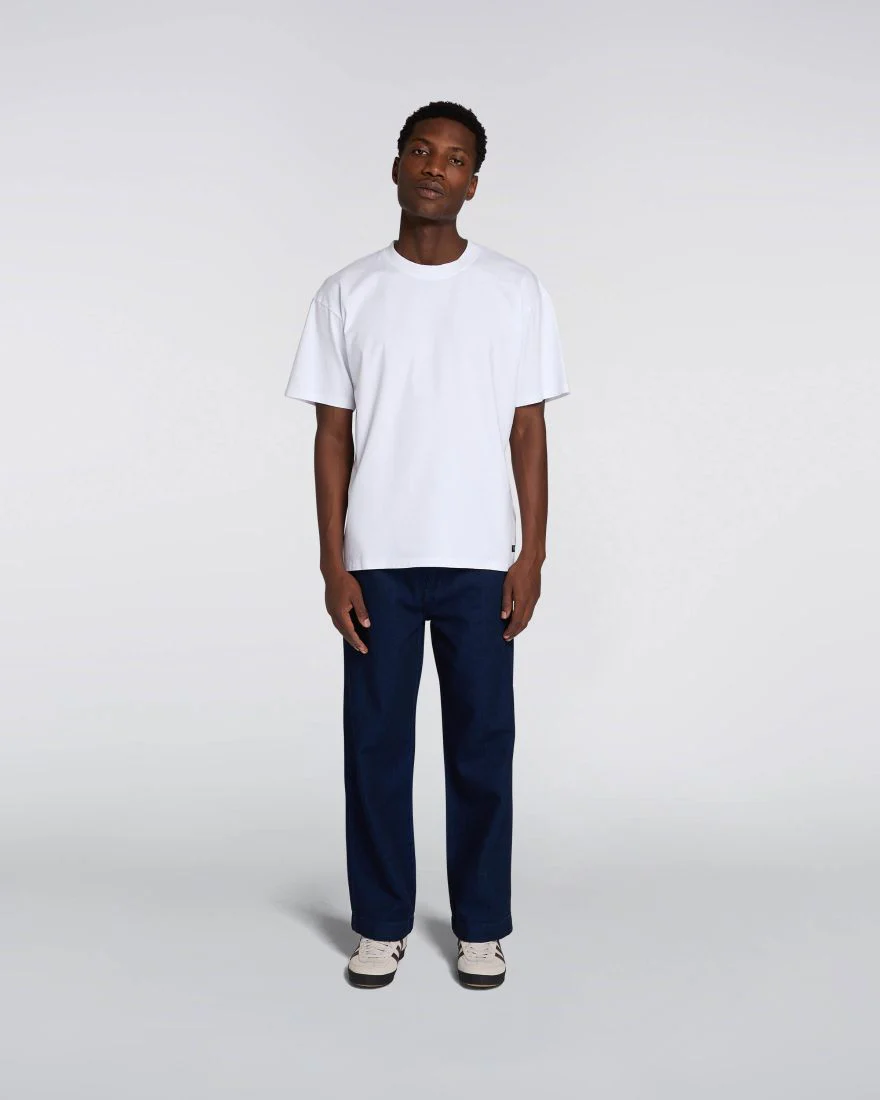 Edwin T-Shirt uomo Oversize basic bianca - Image 3