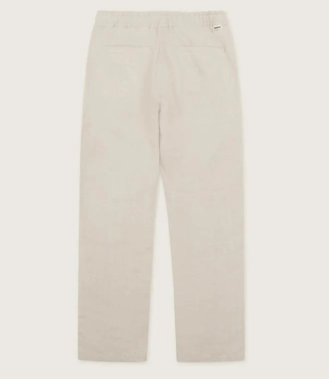Woodbird Pantaloni in misto lino da uomo Eik beige - Image 2