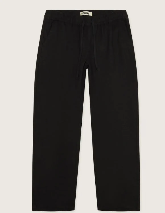 Woodbird Pantaloni in misto lino da uomo Eik beige - Image 4
