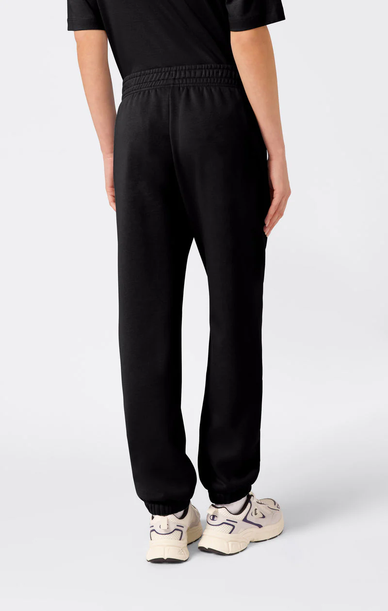 Champion Pantalone da donna in felpa Elastic Cuff nero - Image 4