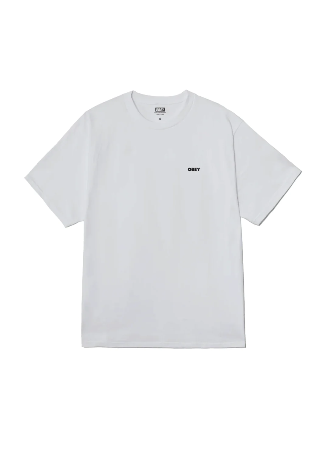 Obey T-Shirt da uomo manica corta Exclamation bianca - Image 2