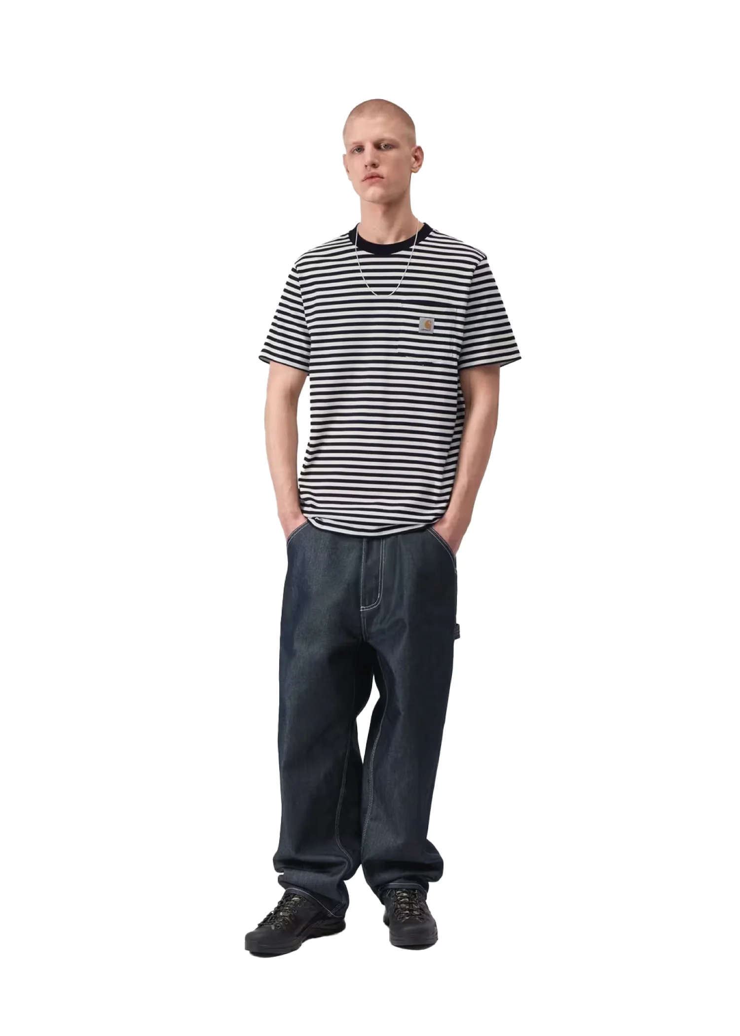 Carhartt Wip T-Shirt da uomo manica corta Ezra Pocket - Image 3