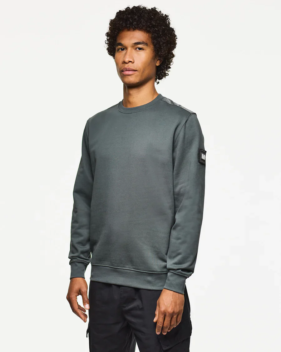 Weekend Offender Felpa girocollo da uomo Bomb grigia - Image 3