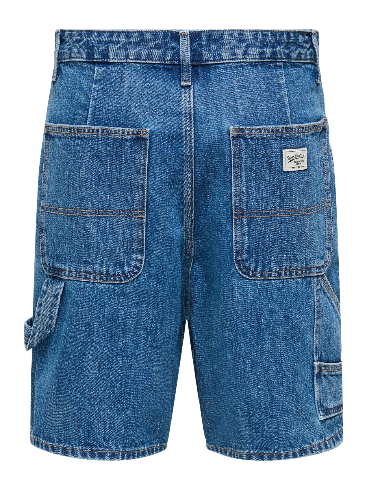 Only & Sons Pantaloncino in jeans da uomo Fade Carpenter - Image 2