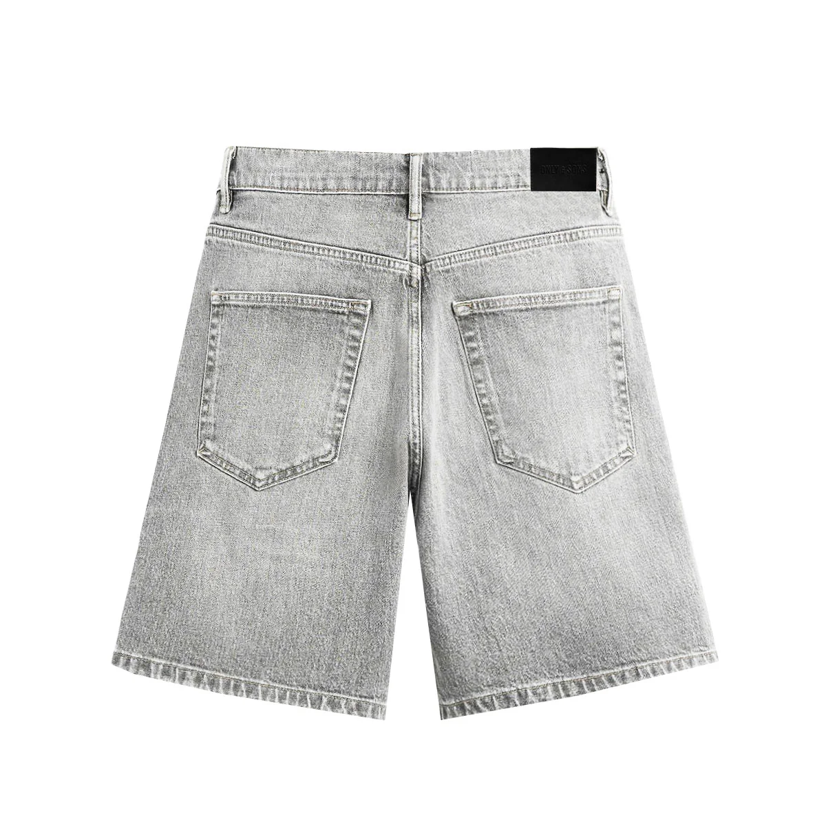 Only & Sons Pantaloncino in jeans da uomo Fade grigio - Image 3