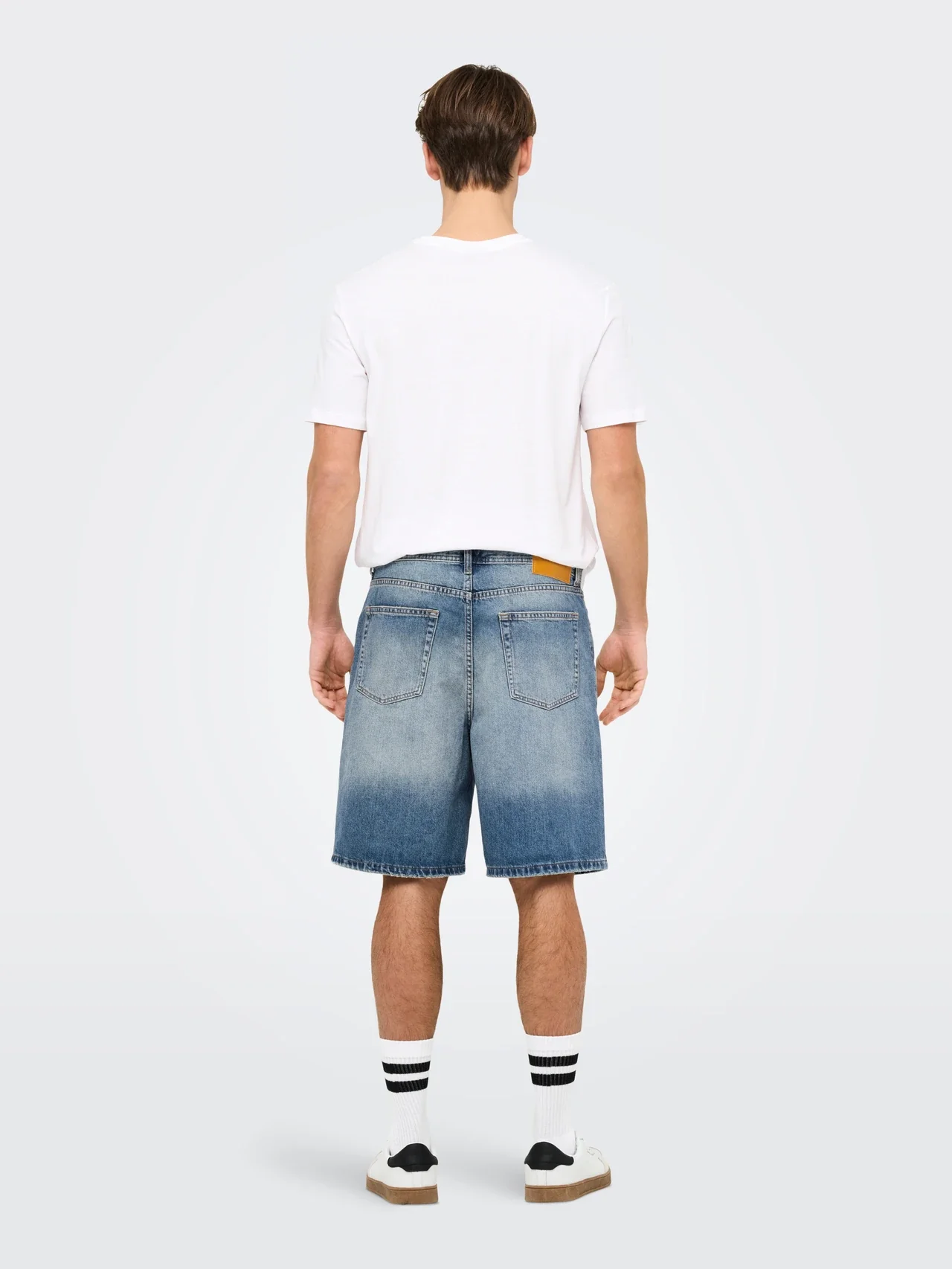 Only & Sons Pantaloncino in jeans da uomo Fade - Image 2