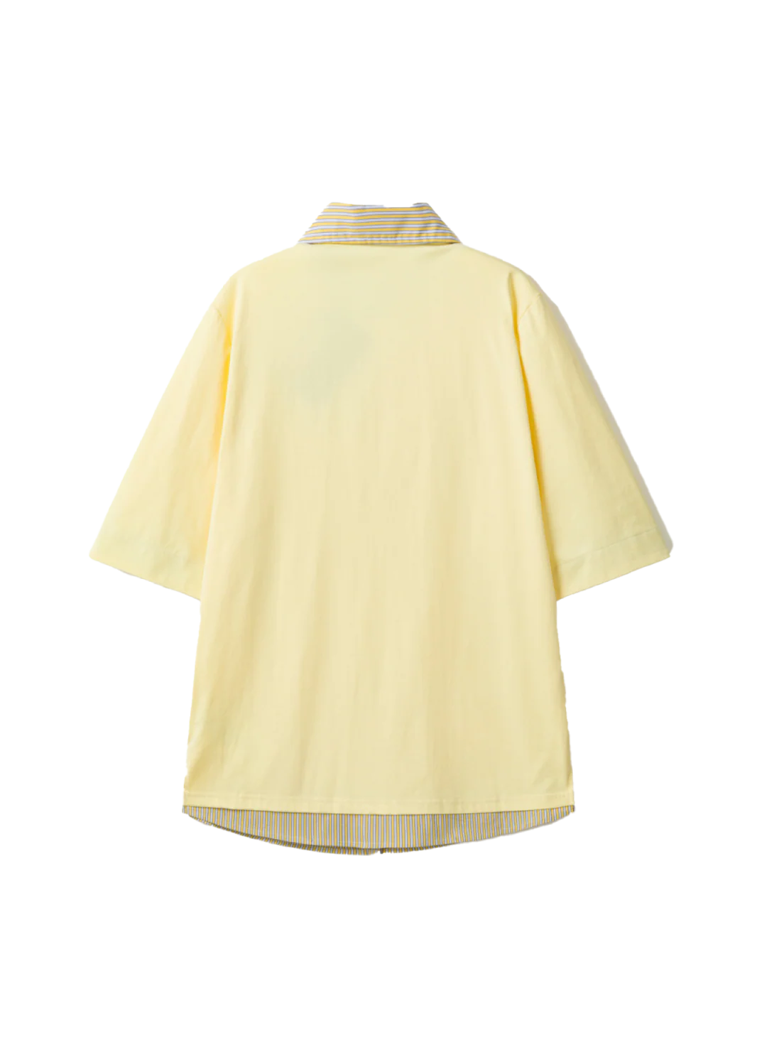 Ssstufff Polo a manica corta unisex Fake gialla - Image 2