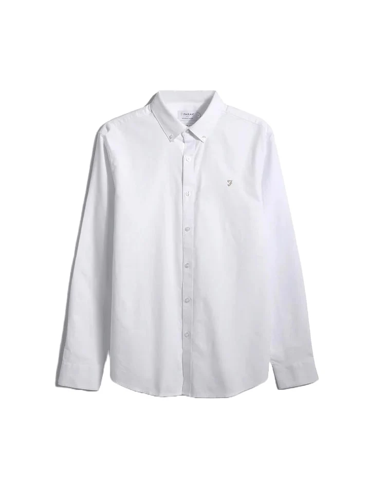 Farah Camicia Uomo Brewer BD Bianca