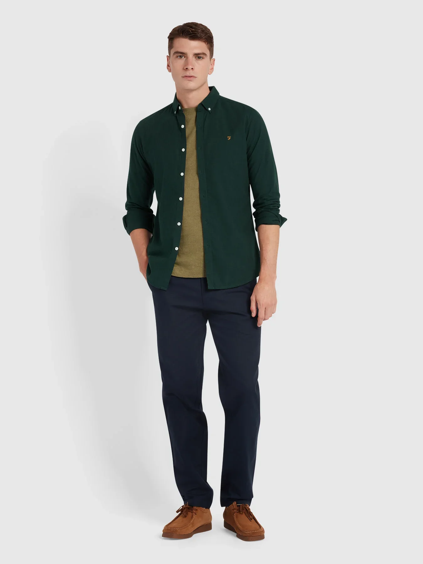 Farah Camicia da uomo Steen verde - Image 5