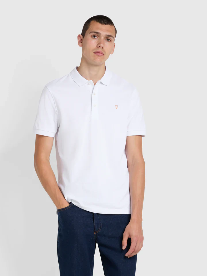 Farah Polo Uomo Blanes Bianca - Image 3