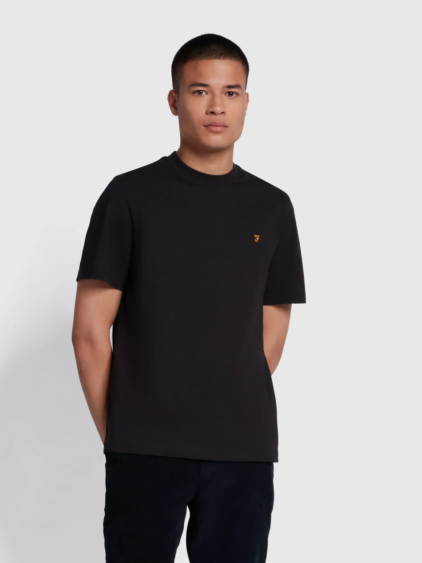 Farah T-Shirt Uomo Danny Reg Nera - Image 3