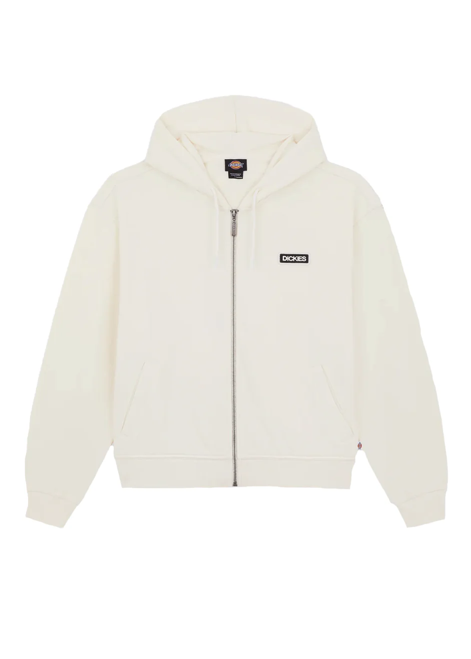 Dickies Felpa da donna con cappuccio e zip Deshler panna