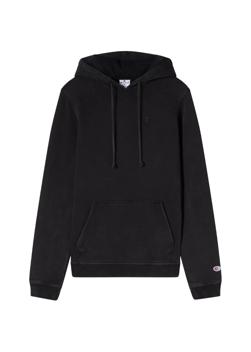 Champion Felpa Con Cappuccio da uomo effetto Slavato Icons nera