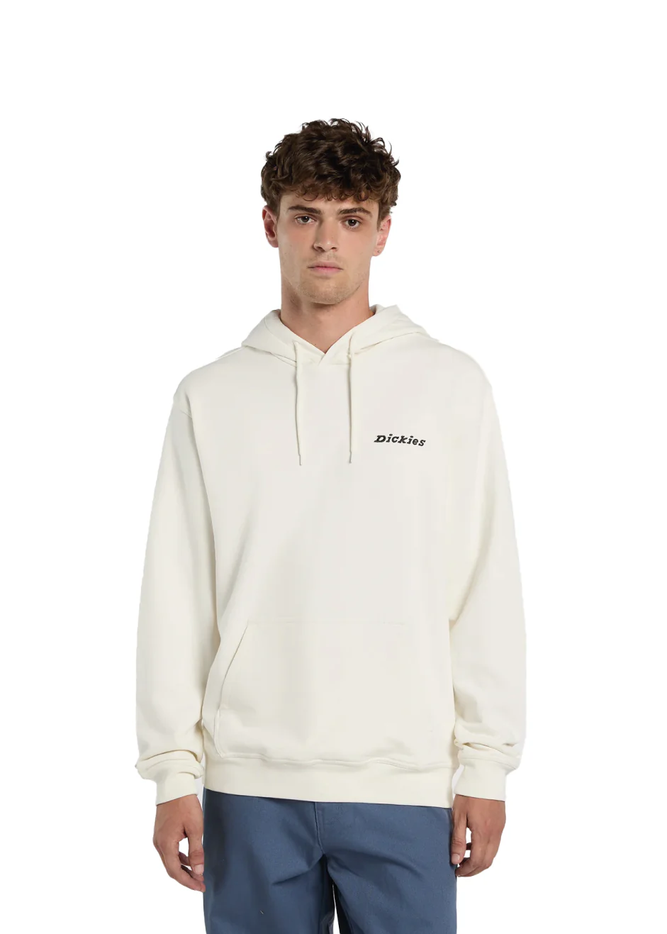 Dickies Felpa da uomo con cappuccio Loretto panna - Image 3