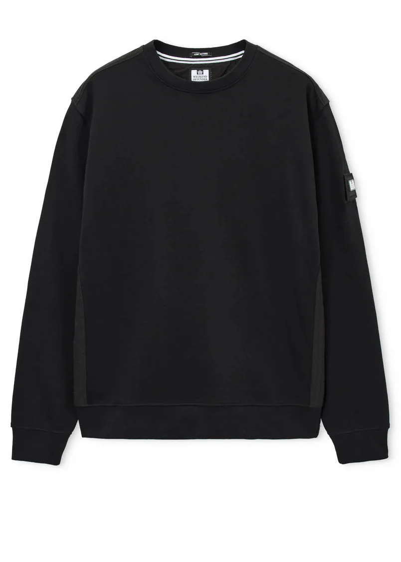 Weekend Offender Felpa girocollo da uomo Bomb nera