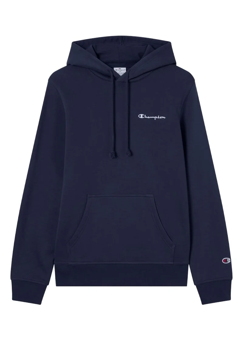 Champion Felpa da uomo con cappuccio Logo Icons Ricamato blu