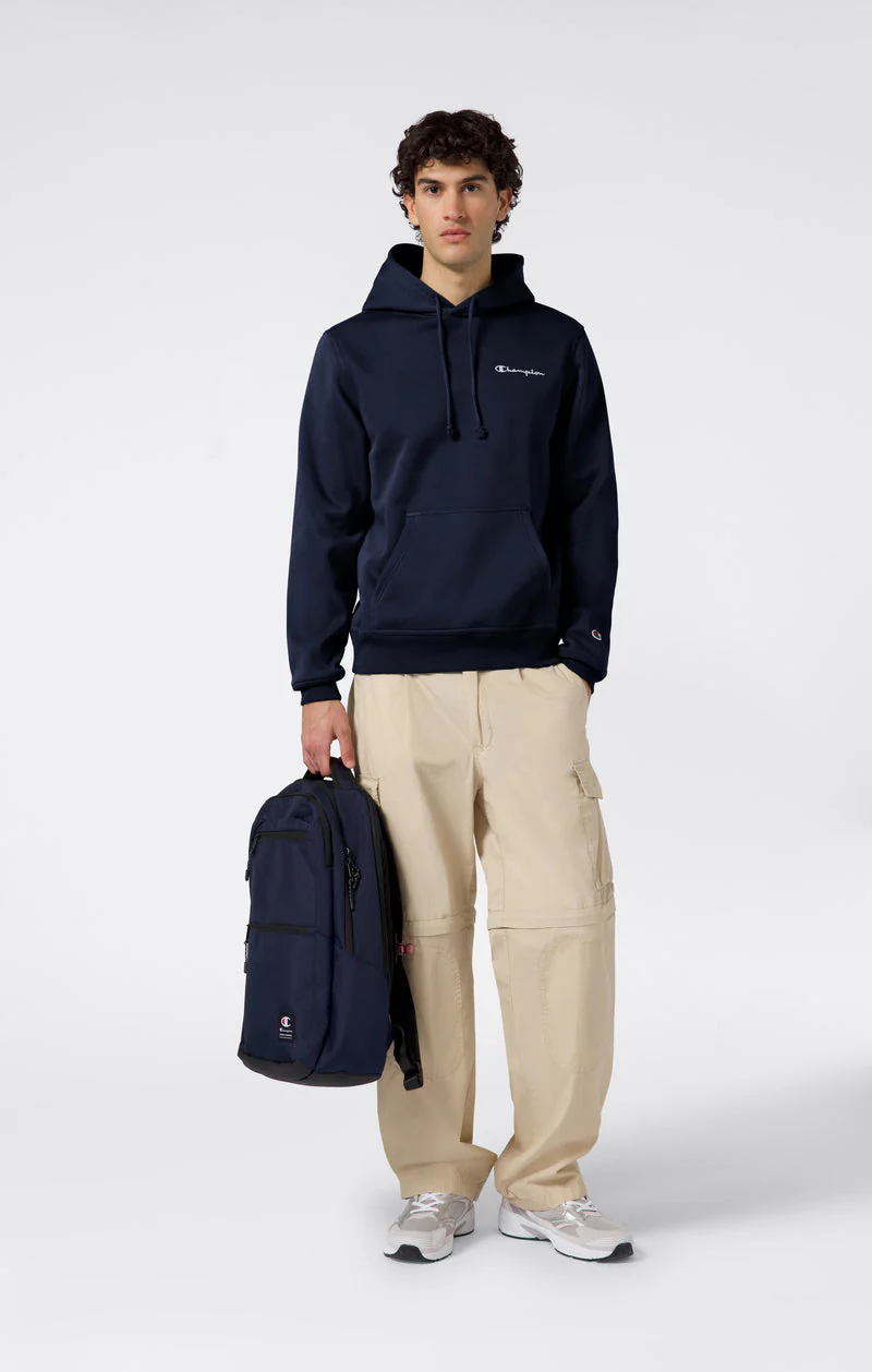 Champion Felpa da uomo con cappuccio Logo Icons Ricamato blu - Image 5