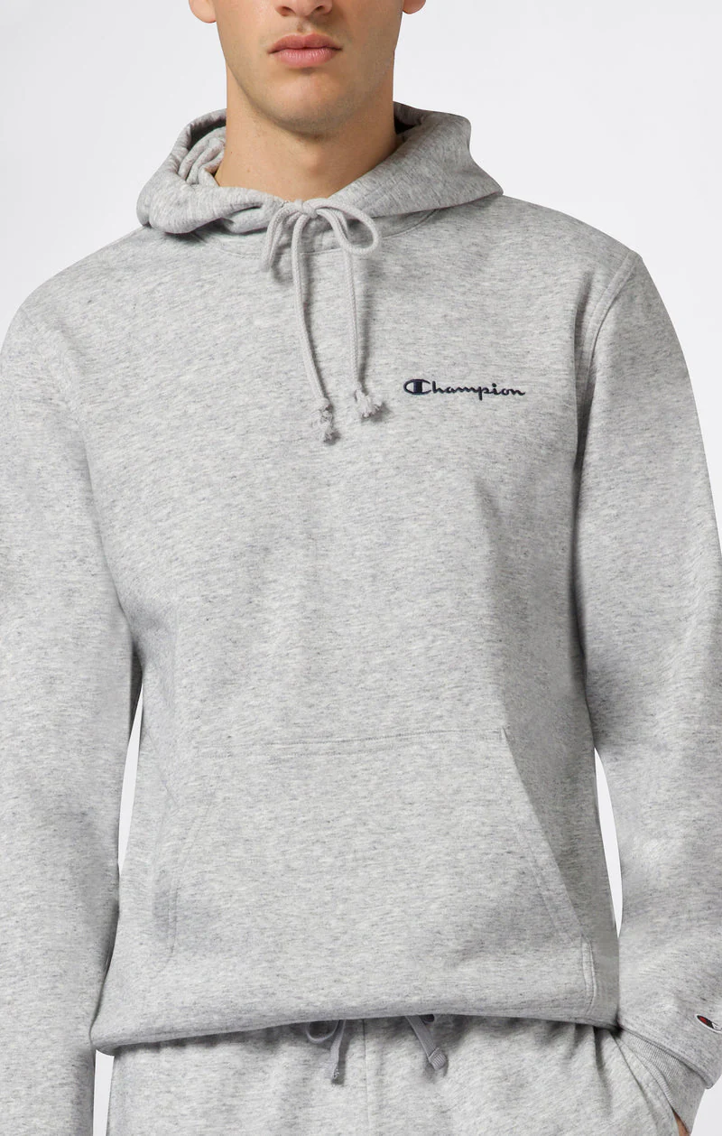 Champion Felpa con cappuccio da uomo Icons grigio - Image 3