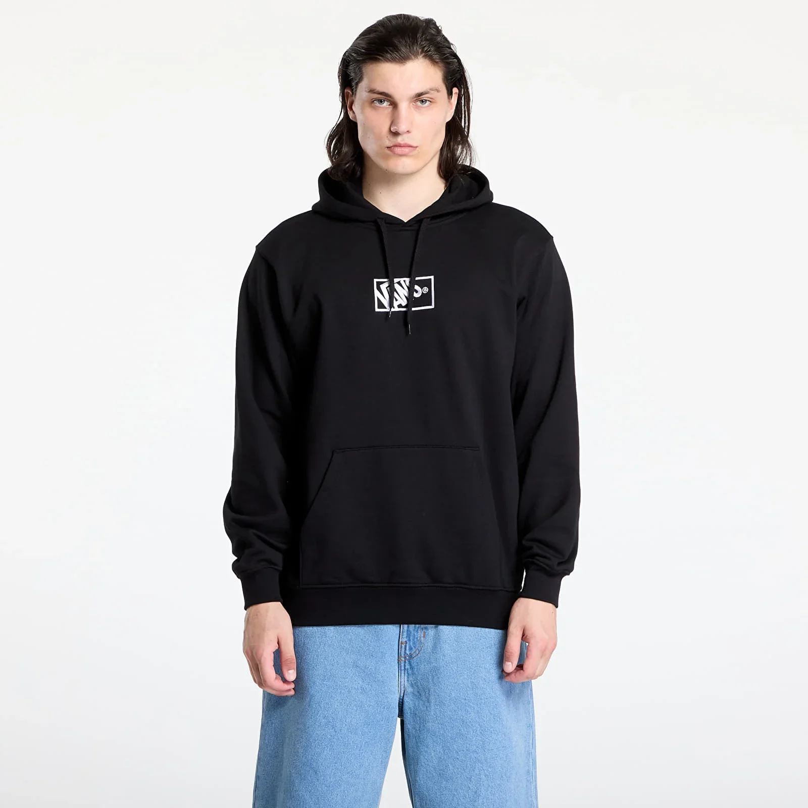 Vans Felpa con cappuccio da uomo Blocked Box nera - Image 3