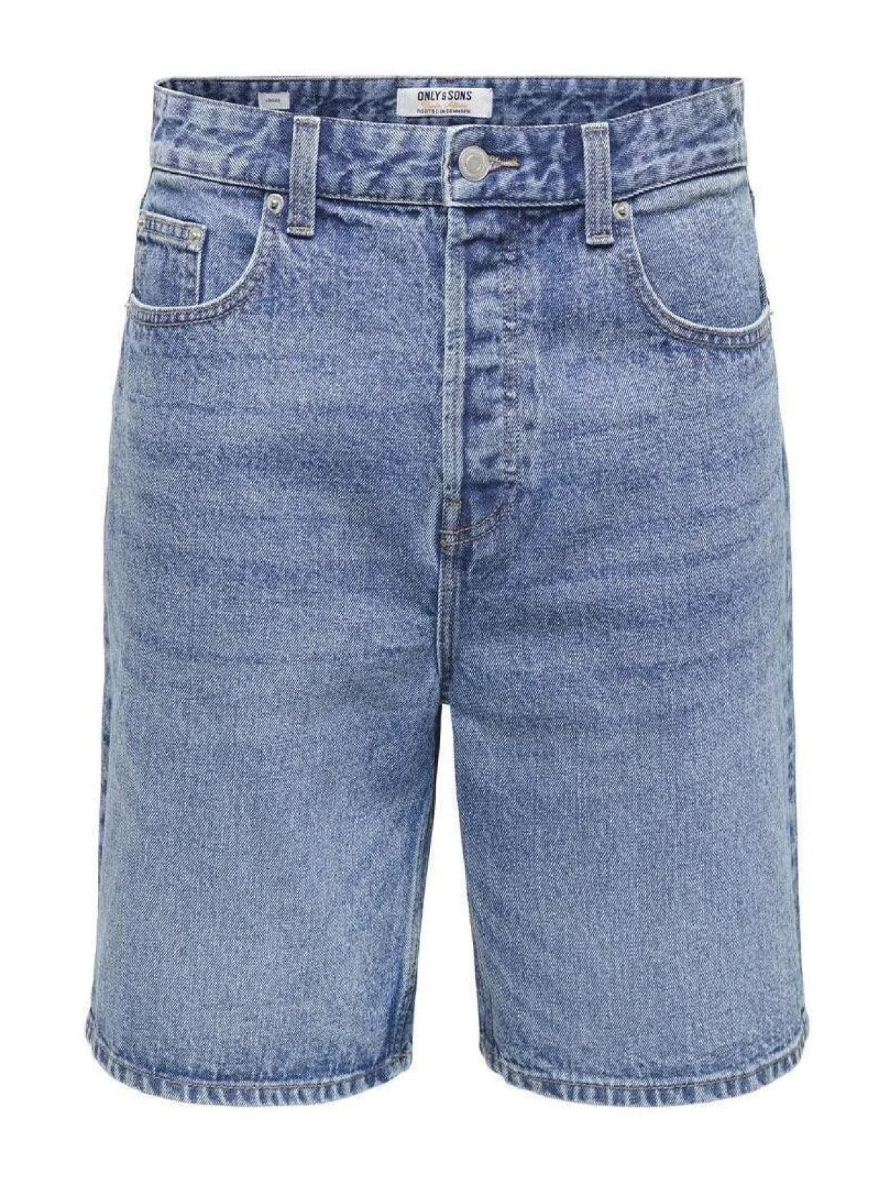 Only & Sons Pantaloncino in jeans da uomo Five Baggy