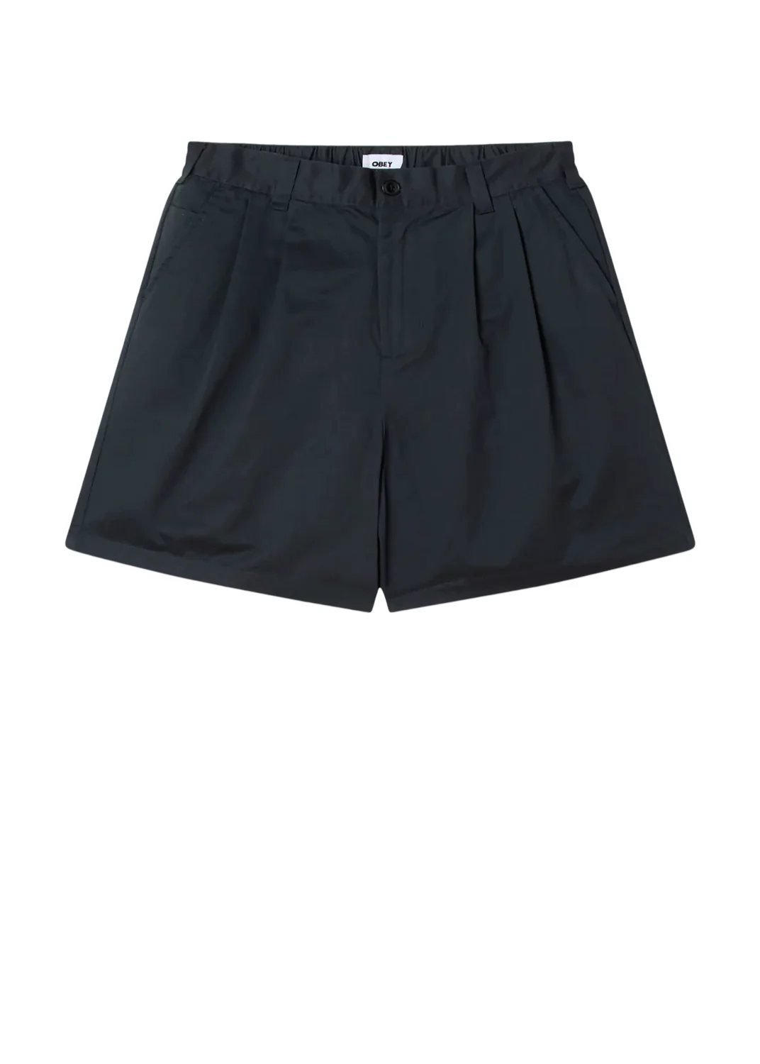 Obey Pantaloncino in cotone  da uomo Foster nero