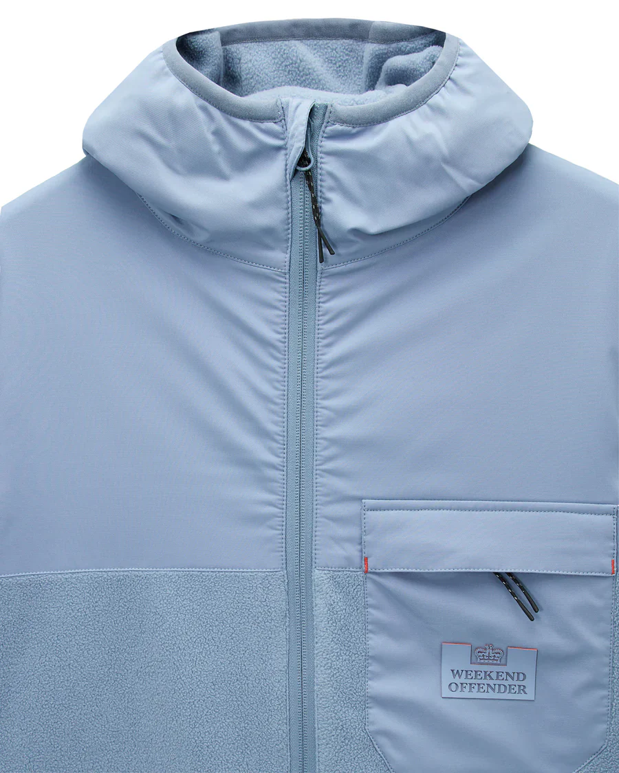 Weekend Offender Ferlpa con zip e cappuccio da uomo Frusciante Polar - Image 2