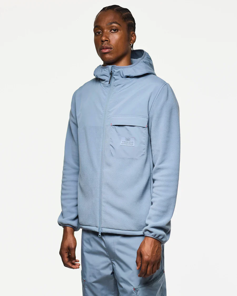 Weekend Offender Ferlpa con zip e cappuccio da uomo Frusciante Polar - Image 4