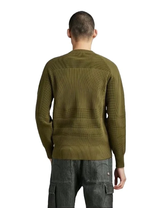 G-Star Maglia da Uomo girocollo Engineered Verde - Image 2