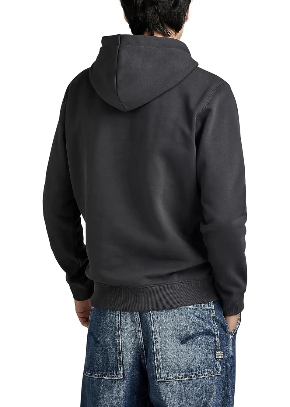 G-Star Felpa Uomo Con Cappuccio Dotted Nera - Image 3