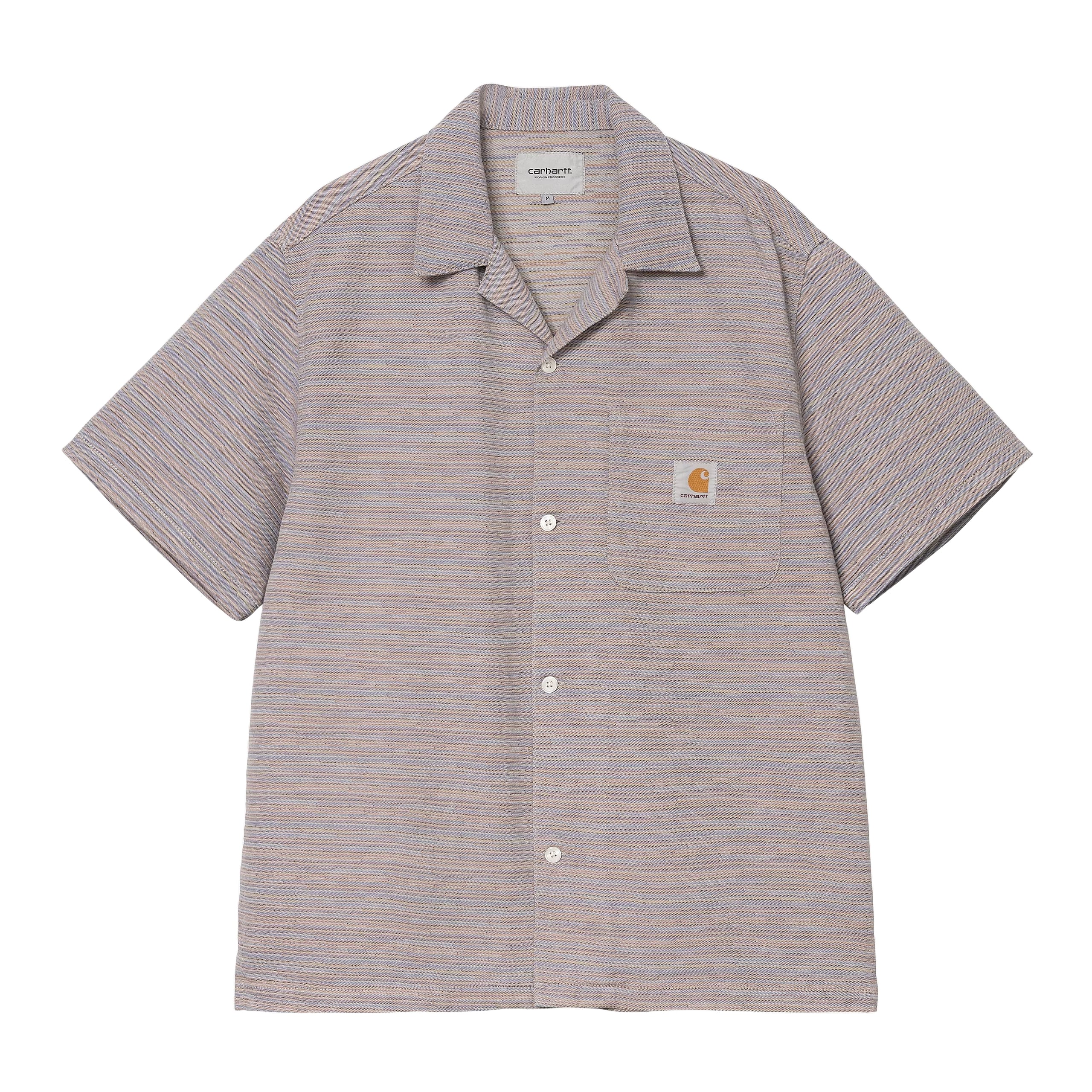 Carhartt Wip Camicia da uomo manica corta Gellar multicolore