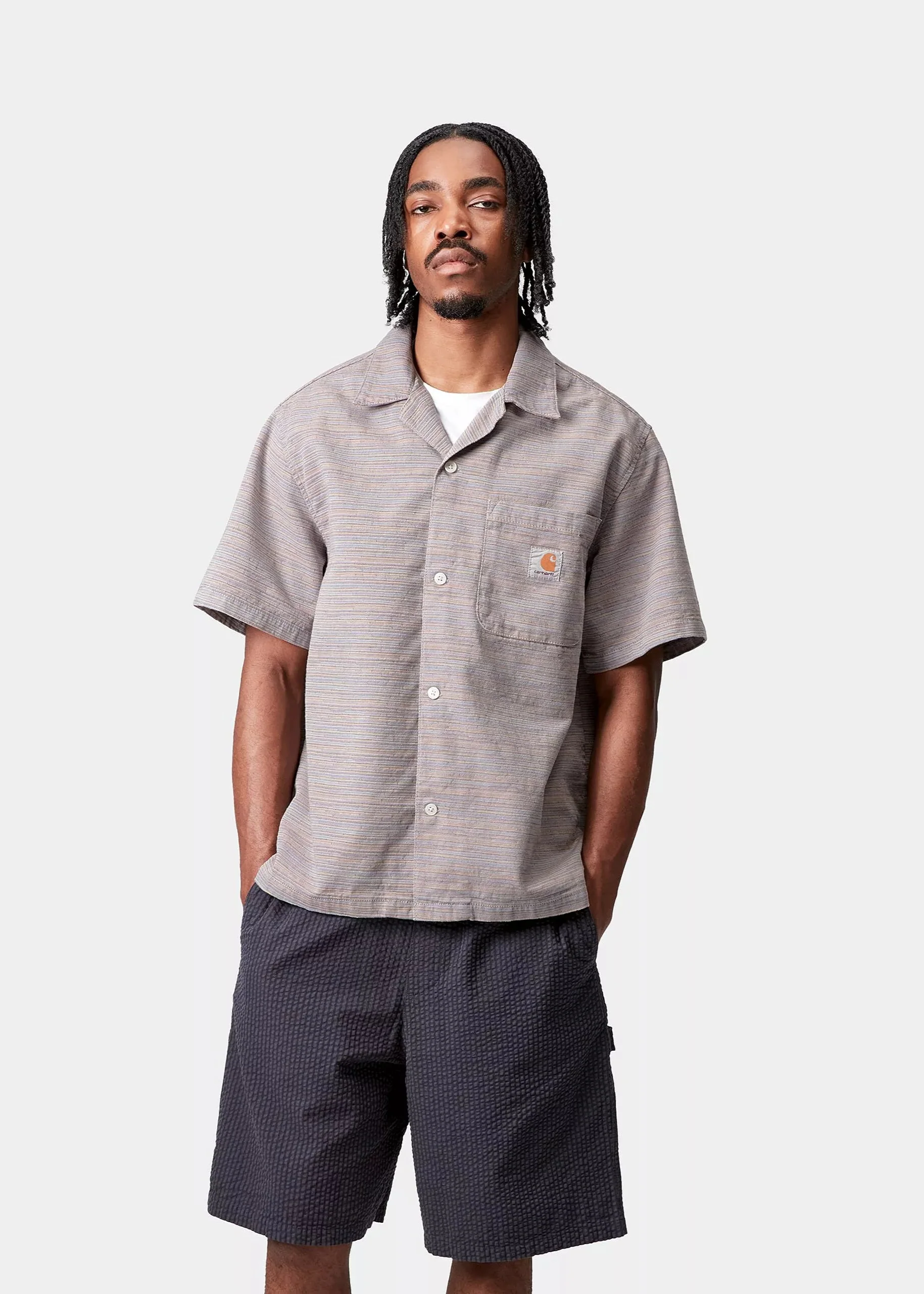 Carhartt Wip Camicia da uomo manica corta Gellar multicolore - Image 2