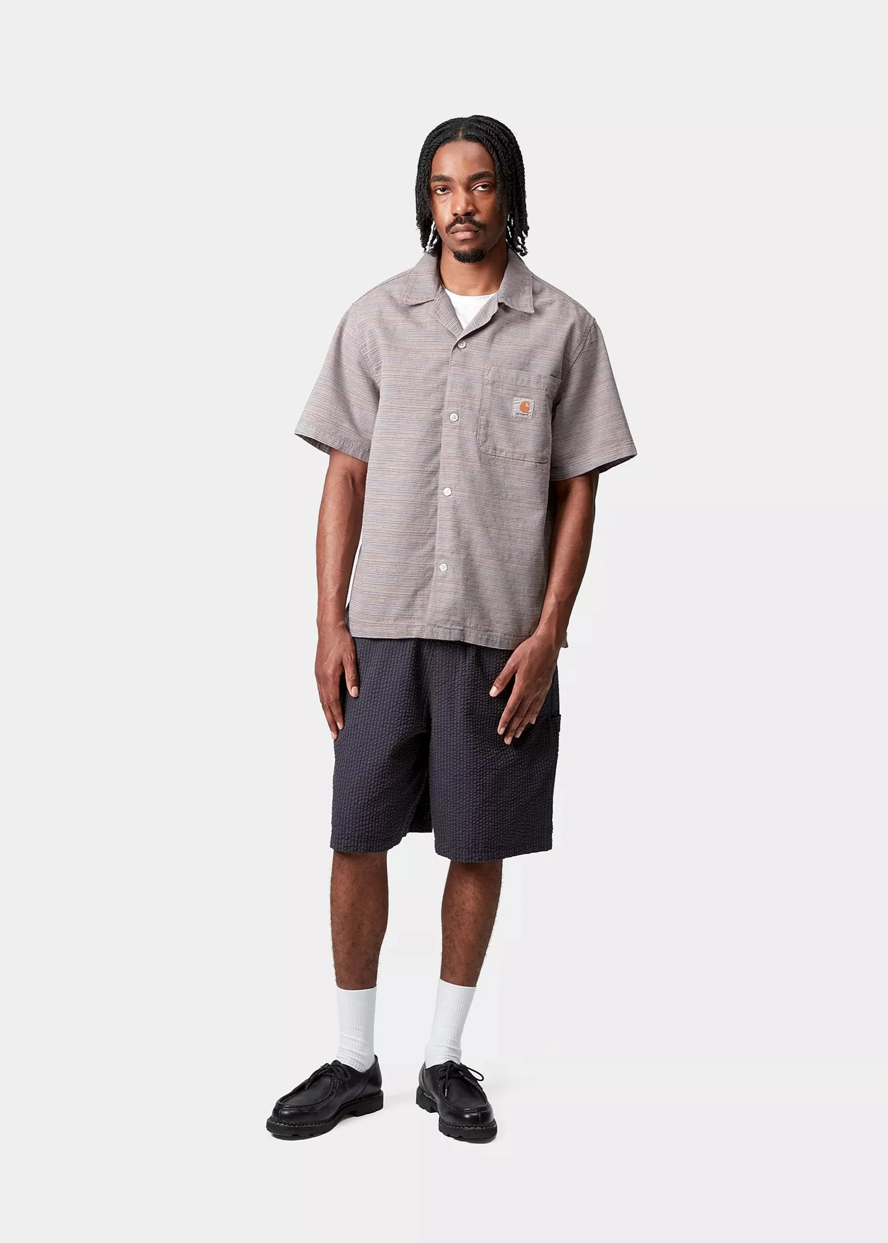 Carhartt Wip Camicia da uomo manica corta Gellar multicolore - Image 4