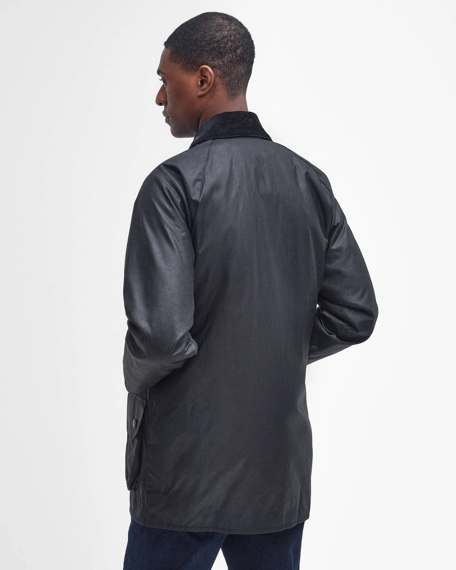 Barbour Giacca cerata da uomo Beaufort nera MWX0017BK91 - Image 5