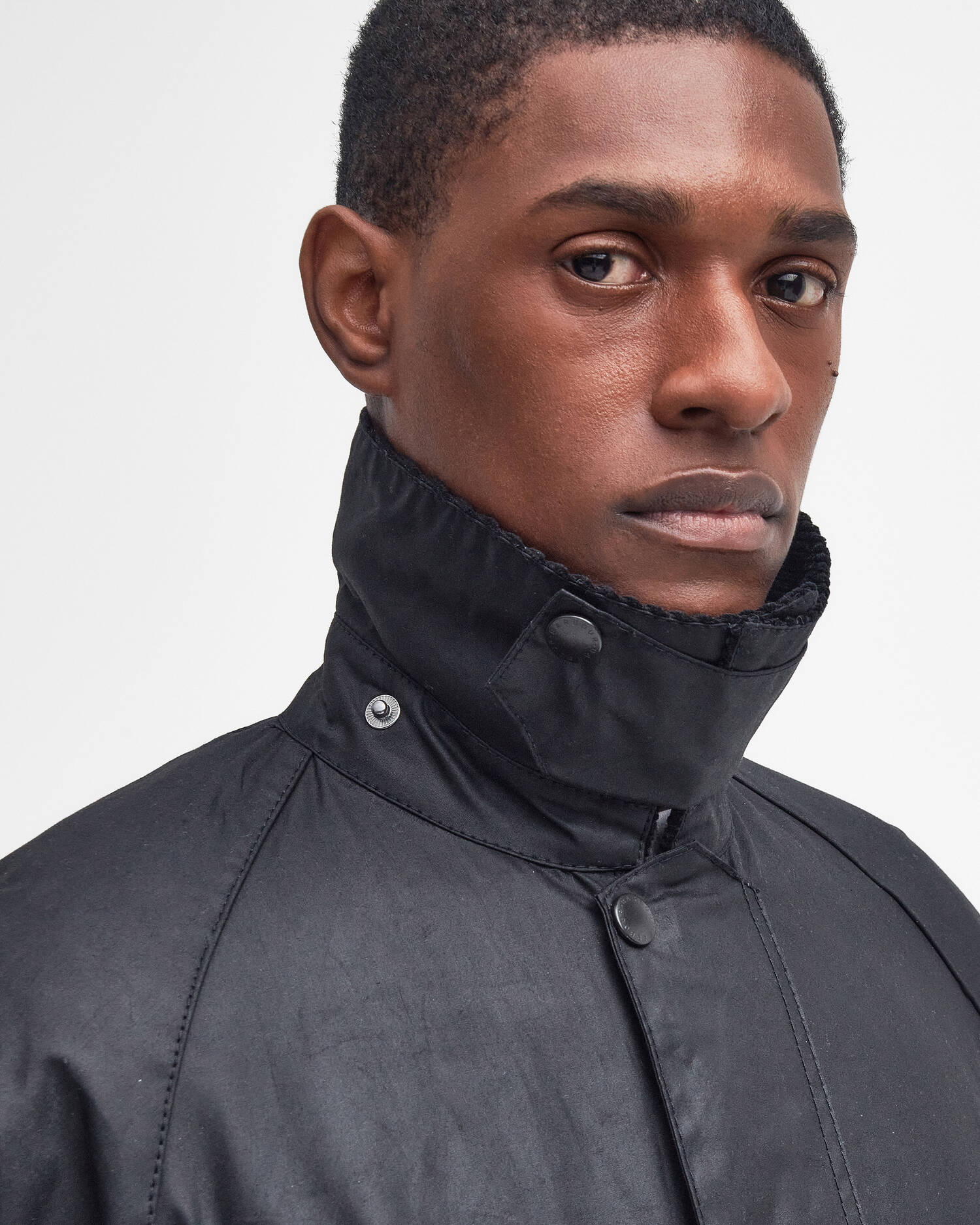 Barbour Giacca cerata da uomo Beaufort nera MWX0017BK91 - Image 6