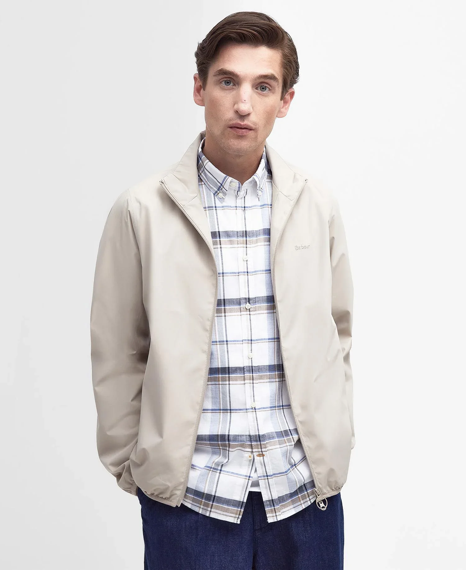 Barbour Giacca leggera da uomo Korbel panna - Image 3