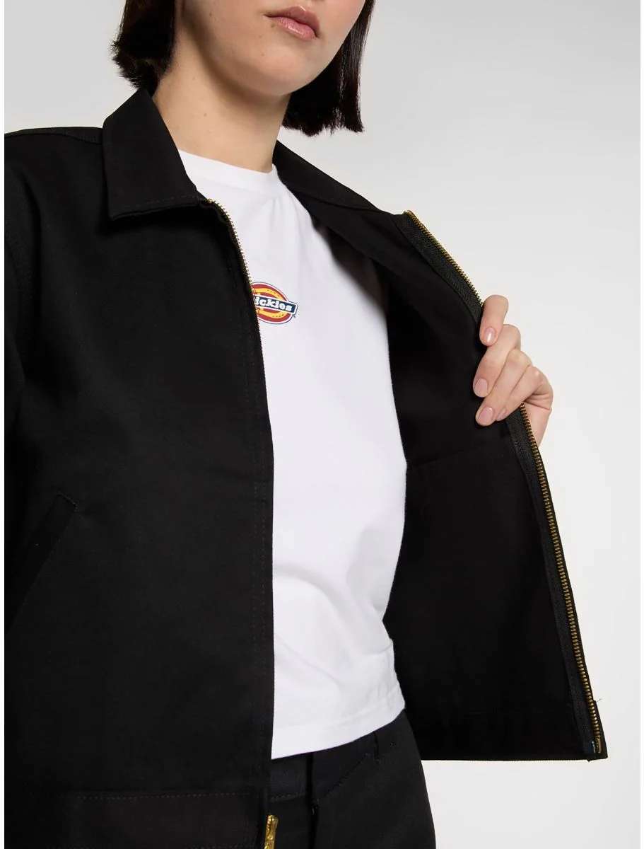 Dickies Giacca corta  sfoderata da donna  Eisenhower nera - Image 2