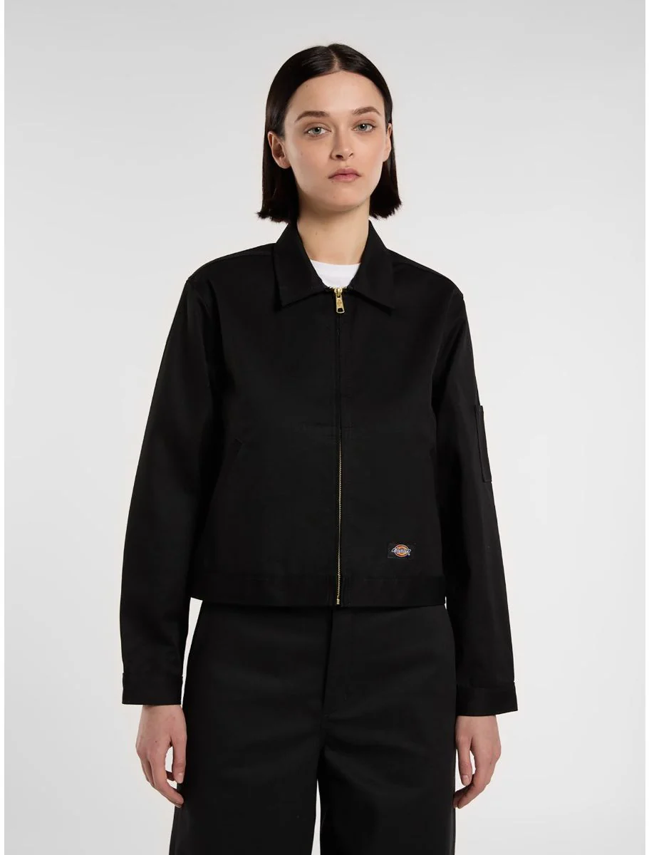 Dickies Giacca corta  sfoderata da donna  Eisenhower nera - Image 3